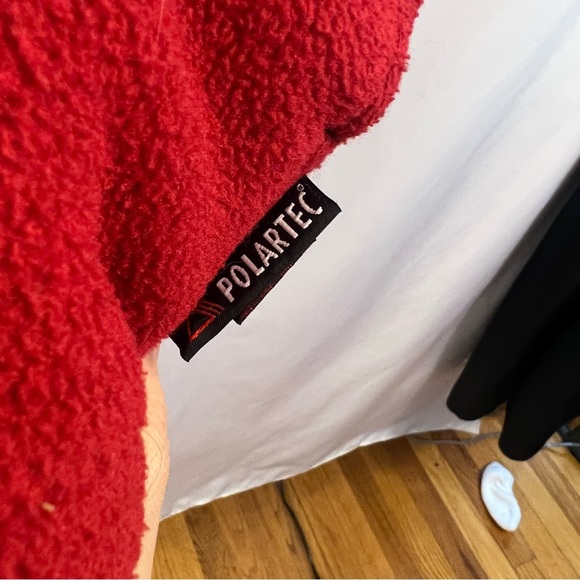 Woolrich Polartec Vest Full Zip Drawstring Pockets Casual Men Size M Medium USA - Picture 6 of 6